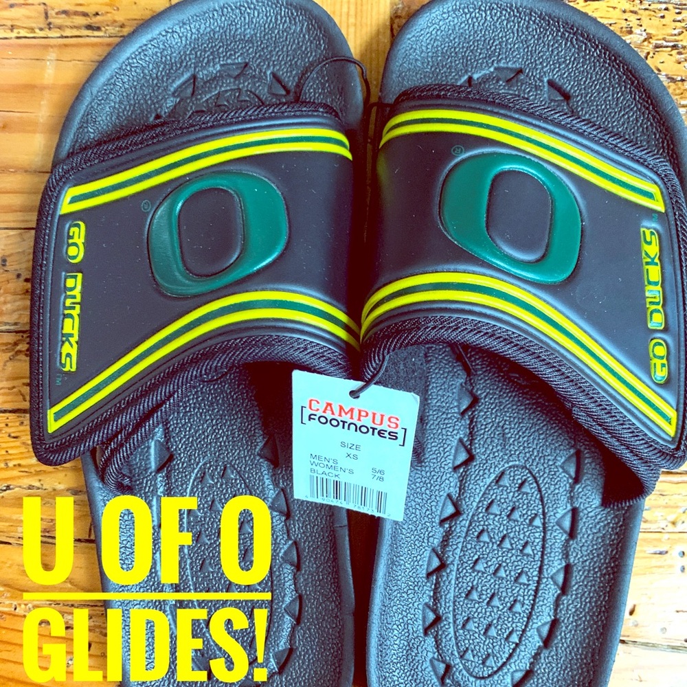 Glides/Sandals- University of Oregon ***unisex***